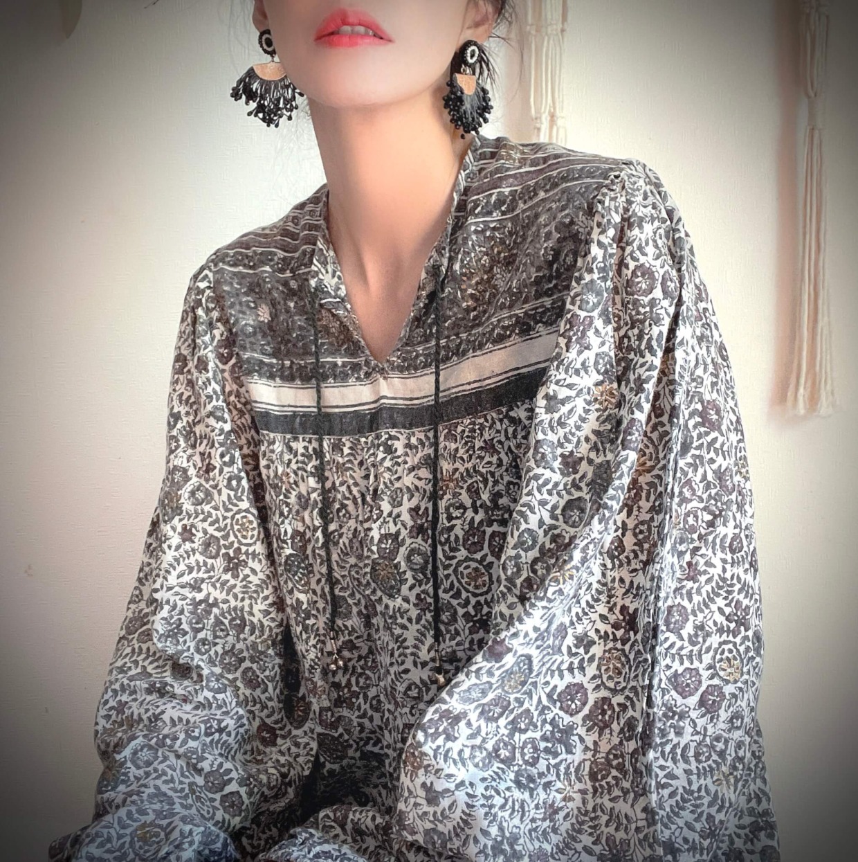 1970s Vintage Monotone Dress